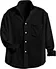 Button shirt leisure long sleeve black